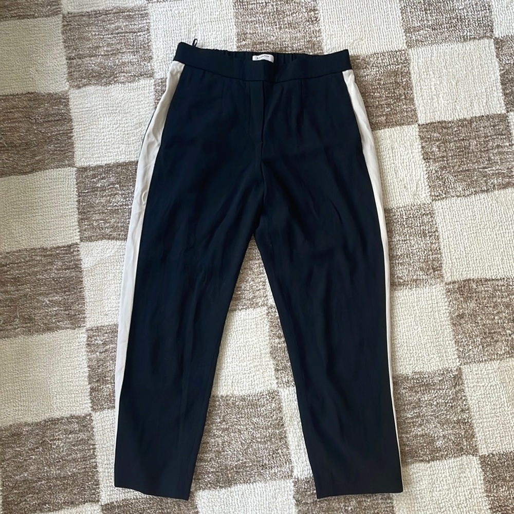 Babaton | Conan black with white stripe dress pant